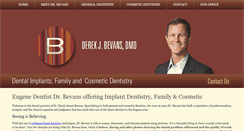 Desktop Screenshot of bevansdentistry.com